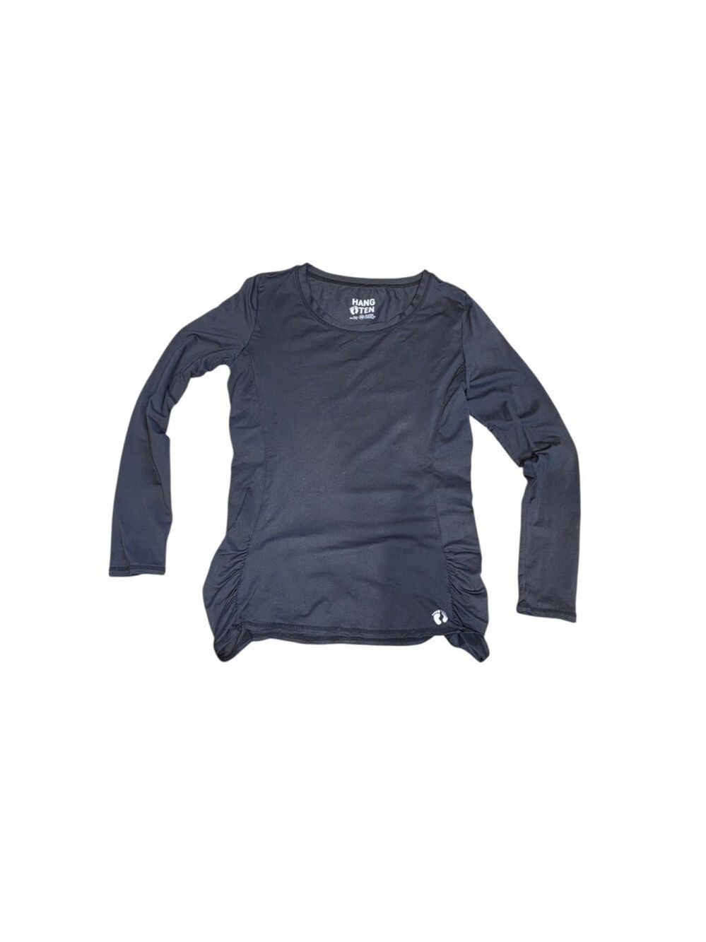 Women's Hang Ten Black Long Sleeve Rash Guard M
